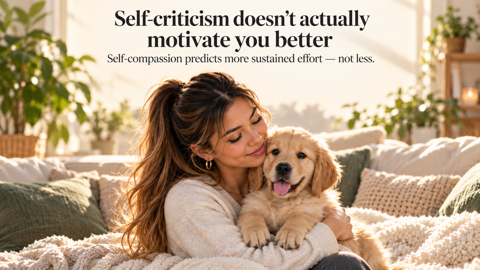 A person sharing a gentle moment with a dog