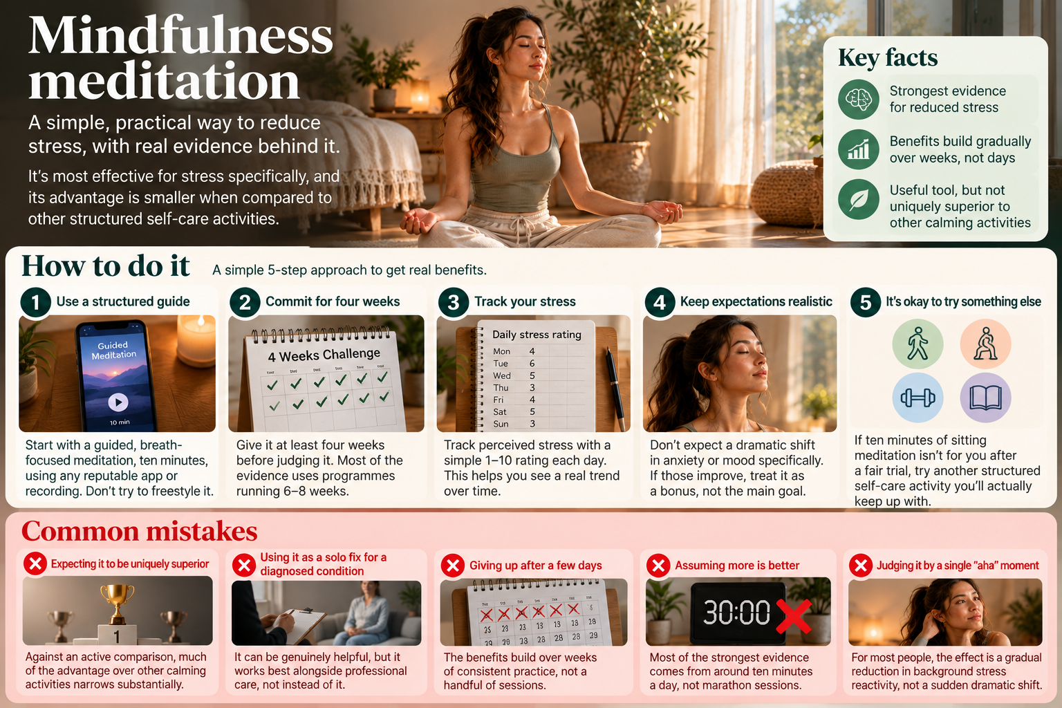 Mindfulness meditation summary