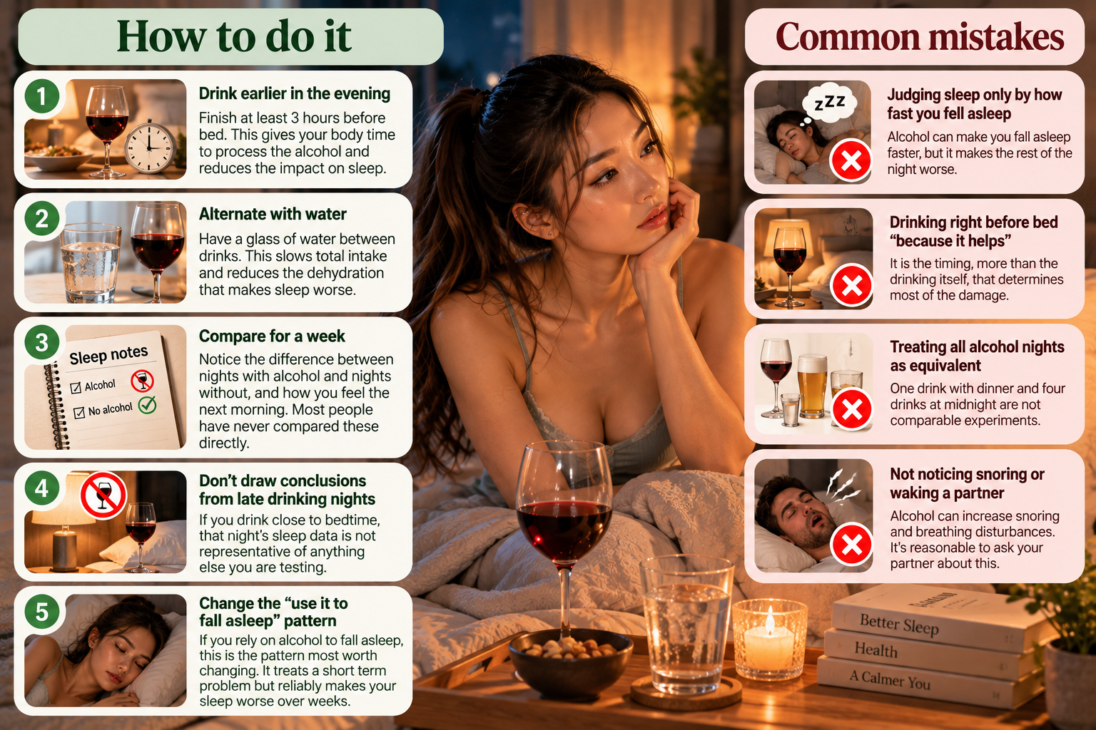 Alcohol and sleep summary